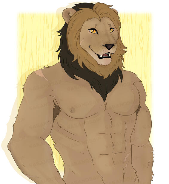 Rendered half body
