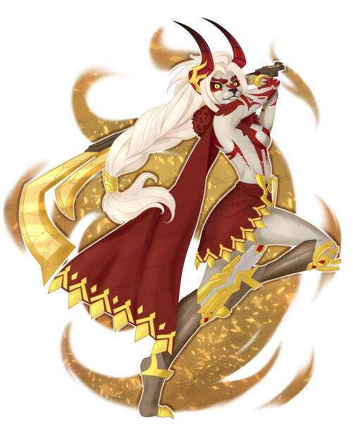 Rendered full body
