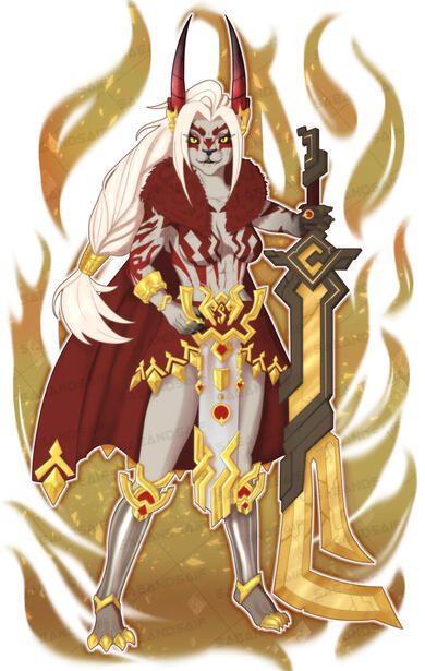 Rendered full body