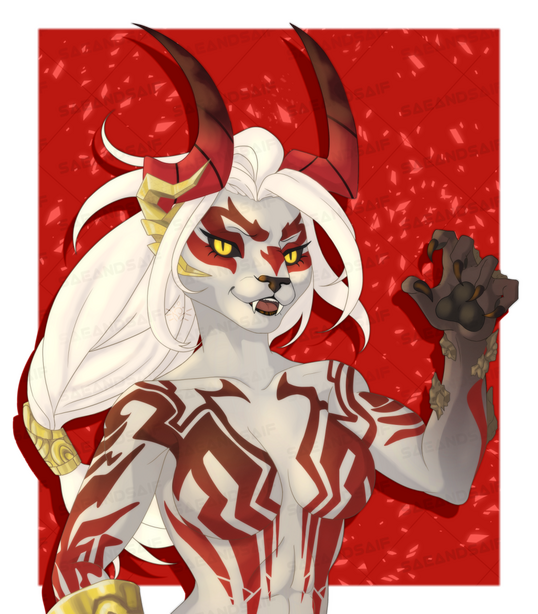 Rendered half body
